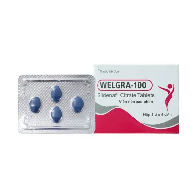 Welgra 100mg Akums 1 vỉ x 4 viên