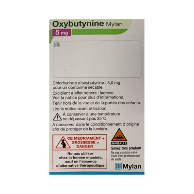 Oxybutynine Mylan 5mg 60 viên